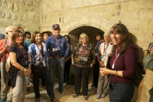 I like to tell the story you’ve reading here on site Hulda’s Tomb. This 2013 Women of the Bible tour, with Logos Bible Study led by Dr. Bill Creasy, made the time. Photo: Ana Vargas.