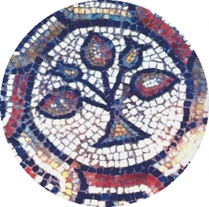 Detail of a mosaic from the Kathisma (courtesy of Dr. Rina Avner).
